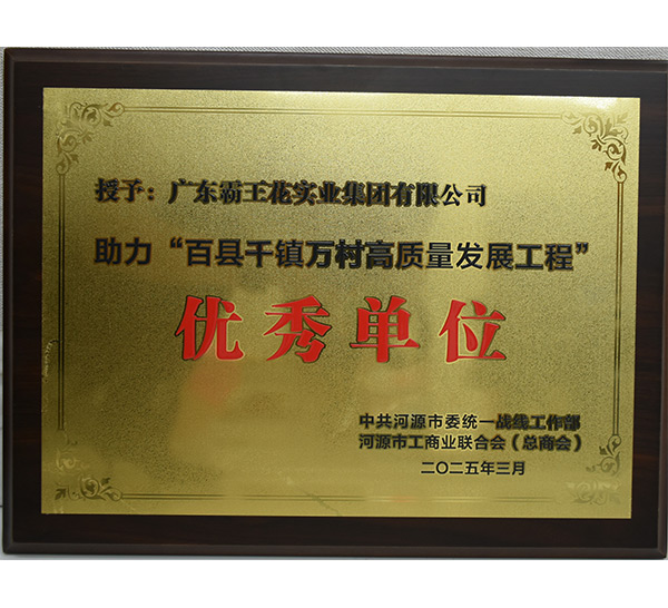 助力“百县千镇万村高质量发展工程”优秀单位